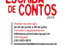 ABERTURA DAS INSCRIÇÕES PARA O 10º PRÊMIO ESCRIBA DE CONTOS 2019